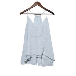 Sugar Lips Tank Top Camisole Size Medium Light Blue Flowy Boho-chic Lightweight